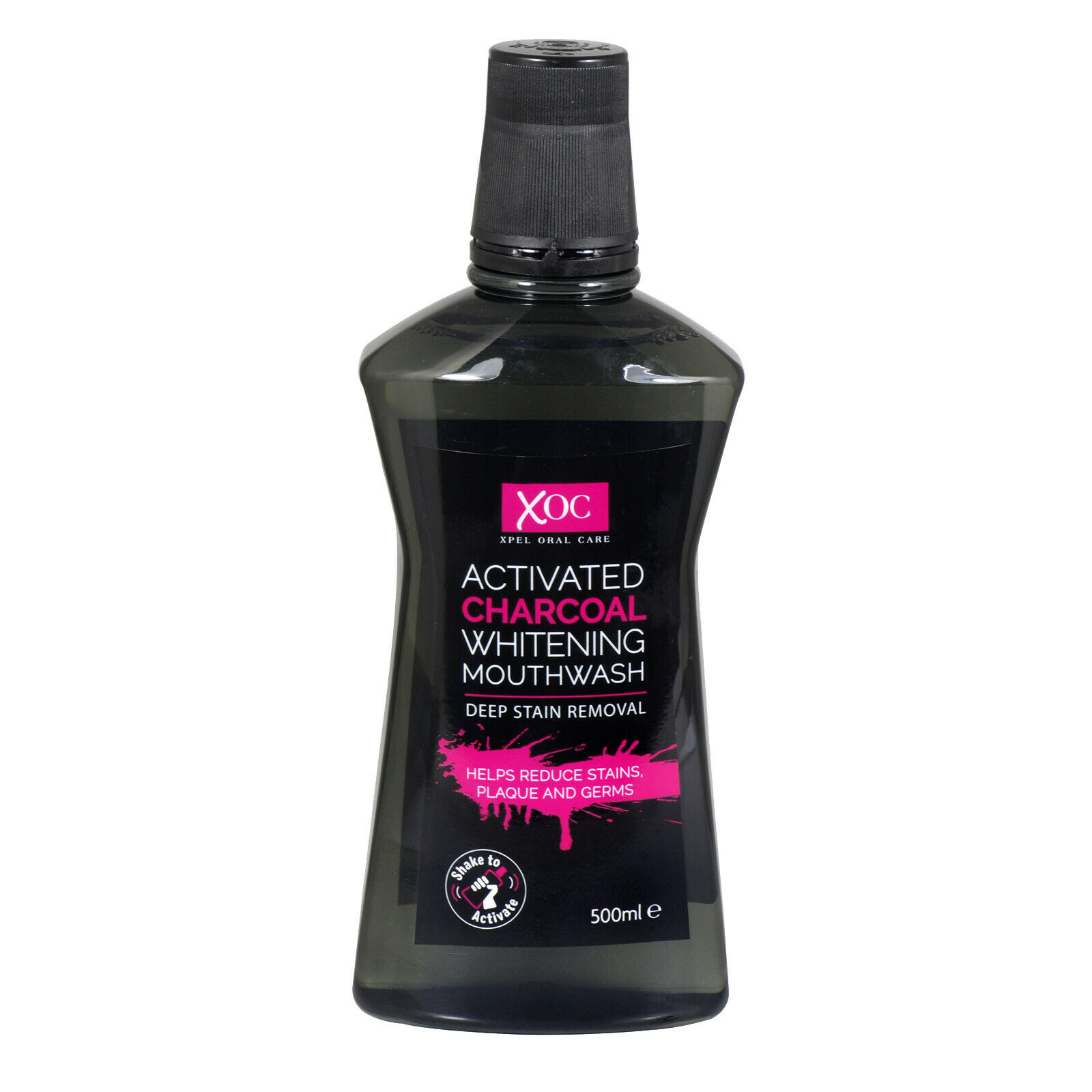 ACTIVATED CHARCOAL WHITENING MOUTHWASH Is Known to Help Remove Stains & Absorb Toxins, Keeps Your Teeth Enamel Strong Healthy, Effectively Helps Prevent Caries and Decay, and Protect Against Acid Attacks. Gentle, Effective and Promotes Optimal Oral Hygiene and Naturally Whitens Teeth.